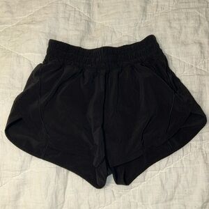 Black High Rise Track That Shorts